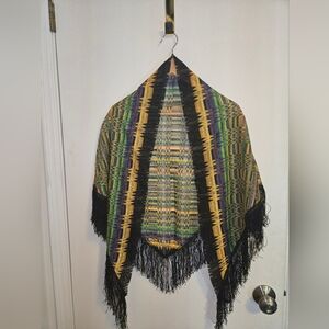 Missoni Vibrant Zigzag Tapestry with Fringe